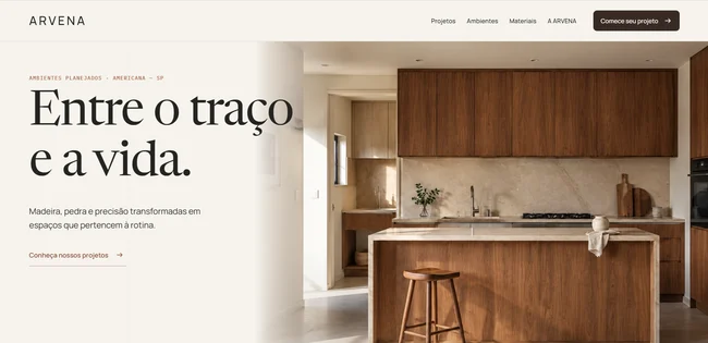 ARVENA — tela 1 do projeto